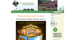 Desktop Screenshot of bcforestdiscoverycentre.com