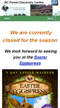Mobile Screenshot of bcforestdiscoverycentre.com
